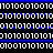 Binary code with alternating blue and white digits on black background, no visible text or animation changes