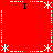Red background with white dashed lines forming a , black 'I' characters at four corners, and white asterisk-like symbols at intersections
