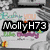 Pixelated image of a gray vehicle with text 'MollyH73' over it, next to a group of people with 'LOVES' text, a beach scene with 'ONE' text, and a close-up of faces with 'DIRECTION' text.