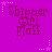 Purple background with repeated 'Shipper Girl Flaff' text in dark purple, surrounded by white star and dot patterns.