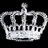 Silver crown icon on black background with pink containing white text 'fabulous' in pixelated font