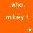 Orange background with repeated white text and symbols in a pattern, showing animation changes in symbols and text