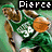 Four- shows basketball player in green jersey, white jersey, profile headshot, and text "The Big Ticket" with pixelated font