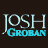A 3x3 contact sheet of an animated AIM buddy icon featuring Josh Groban with blue-tinted faces and text, showing frame-to-frame variations in facial expression and background darkness.