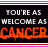 Animated contact sheet of a text-based buddy icon with repeating phrases and color-coded lines, showing frame-by-frame changes in visible text elements.