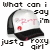 Animated contact sheet of a cartoon baseball cap with pink text and red dot, showing frame-by-frame changes in green arrow indicators and text color variations.