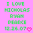 Green pixelated text on pink background reads 'I LOVE NICHOLAS RYAN PEARCE 12.26.07' with a small heart symbol.