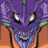 A pixelated anime-style character face with purple hair and glowing eyes on the left, next to a black background with white text reading "Anime IM" and "com" on the right.