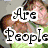 six text-based images with pixelated backgrounds showing people and objects, each containing distinct phrases in stylized fonts