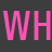 Static image with pink text 'WHITNEY HOUSTON' on dark gray background and lower-left photo of person with short hair and earrings.