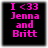 Four identical square display pink pixelated text on black backgrounds with gray borders