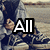 Pixelated image of a person in a blue jacket and light shirt with text 'All' on left and 'Star' on right.