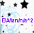 Pixelated buddy icon with black stars, blue swirls, and purple text reading "BIAMania^2" on the left side.