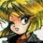 A pixelated anime-style character with blonde hair and blue eyes appears on the left side of a contact sheet, while the right side displays text reading "Anime IM" above a stylized signature on a black background.