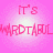 Pixelated pink text on a gradient background with four identical showing 'IT'S' above distorted 'HARDTARUL' in red