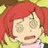 A pixelated anime-style character with red hair and spiral eyes appears on the left side of a contact sheet, while the right side displays "Anime IM" text in white pixel font over black background.
