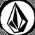 Black and white pixelated icon featuring a stylized droplet shape with internal lines, enclosed within a circular border on a checkered background.
