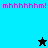 Pixelated icon with cyan and teal backgrounds displaying 'mhhhhhhh!' text, a black star shape on cyan background, and a light blue star shape on black background.