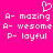 Pixelated pink background with white text and a heart symbol, displaying repeated phrases in a