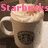 Animated sequence showing a Starbucks cup with latte art, text changes from 'Starbucks' to 'is', then 'Life'