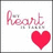 Pixelated icon with white square on blue background, featuring pink 'heart' text and red heart symbol.