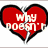 Red heart-shaped icons with black outlines and white cracks, displaying text fragments across three views.