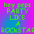 Green pixelated text on a purple-to-blue gradient background reads 'hey peps PARTY LIKE A ROCKSTAR' in four identical