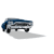 Blue and silver pickup truck viewed from rear, positioned on white background with gray shadow.
