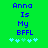 Green background with blue pixelated text reading 'Anno Is My BFFL' and five light blue plus signs below, where the third sign changes from light green to light blue between frames.