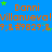 Blue background with repeated orange text 'Danni Villanueva!Villanueva!Villanueva!' and green stars, partially obscured by a gray rectangle.