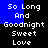 A 2x2 contact sheet of four identical animated frames showing pixelated text on a black background with blue rectangular overlays.