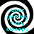 Black and white spiral background with cyan text reading 'your getting very sleepy' in four identical