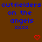 A static digital image displays repeated text and heart symbols on a brown background with blue and red pixelated elements.