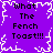 Purple background with white pixelated border and central snowflake, repeated text "What The Fench Toast!!!" in black block letters.