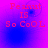 A four- of identical pixelated text on a purple-blue gradient background with subtle circular patterns