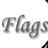 A static image with a dark green background, featuring pink pixelated text and partial gray script on the left.