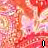 A 48x48 pixel animated buddy icon featuring a repeating pattern of pink and orange cat faces with red accents, displaying text "I", "❤️", and "MY" across frames above names "VERA" and "BRADLEY" at the bottom.