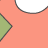 A repeating pattern of green arrow shapes with white circular cutouts on a peach background, displaying sequential text phrases.