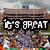 Four pixelated show a stadium crowd, an orange helmet, a crocodile mascot, and a Florida Gators logo with text overlays