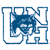 Blue and white pixelated icon with a stylized character face inside a maze-like border.