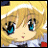 A pixelated anime-style character with blonde hair and blue eyes on the left, next to a black background with white text "Anime IM" and "com" on the right.