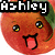A pixelated peach-shaped character with a green leaf on top, sticking out its tongue in four variations of text labels.