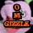 six pixelated images with text overlays: a purple character, red text on white background, blue text over orange triangles, chocolate milk graphic, baby holding bottle, and empty gray space