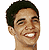 Pixelated static image of a smiling person with short dark hair, visible teeth, and light skin tone against white background.