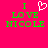 A bright pink background displays green text reading "I LOVE NICOLE" with a white pixelated heart replacing the word "LOVE" in the left view.
