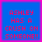 Blue square with pink border displays red pixelated text reading 'ASHLEY HAS A CRUSH ON SOMEONE!!' in four identical