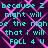 Cyan text on dark purple background with pink diamond lattice pattern, repeating identical phrases across two mirrored sections.