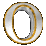 Nine identical circular icons arranged in a , each with metallic silver and gold borders on a gray background