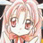 A pixelated anime-style character with pink hair and red eyes appears on the left side of a contact sheet, while the right side displays text reading "Anime IM" above "COM" against a black background.