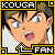 A 2x2 contact sheet of four pixelated anime-style frames featuring characters from the Yu-Gi-Oh! series with text overlays, arranged in a grid layout.